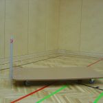 Mattentransportwagen liegend ohne Matten