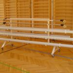 Gerätetransportwagen beladen